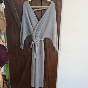 Forever 21 Gray sweater Dress with Belt